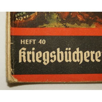 Kriegsbücherei der deutschen Jugend, Heft 40, Pionier Hartmann slår en brons.. Espenlaub militaria